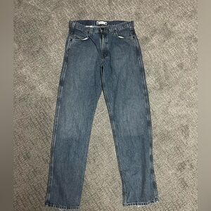 Carhartt Blue Straight-Leg  relaxed fit Jeans Classic Style 34x34